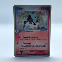 Pokemon TCG Karte - Ex Delta Species Nr. 52/113 Gallopa Reverse Holo Deutsch - Image 1