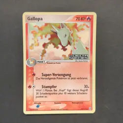 Pokemon TCG Karte - Ex Delta Species Nr. 52/113 Gallopa Reverse Holo Deutsch - Image 2