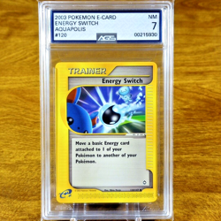 Pokemon E-Card Aquapolis Series Energy Switch 120/147 AGS NM 7 Uncommon 2003 - Image 1