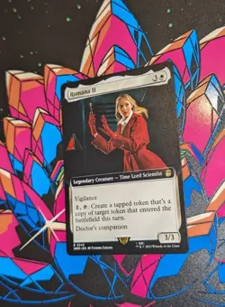 MTG* EXTENDED ART * Dr Who Rare ROMANA II NM - Image 1
