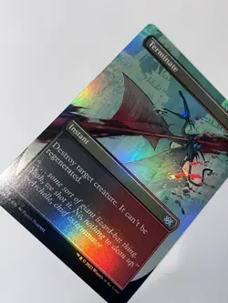 Terminate - Foil - Borderless Double Masters 2022 MTG Magic - Image 1