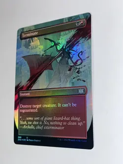 Terminate - Foil - Borderless Double Masters 2022 MTG Magic - Image 4