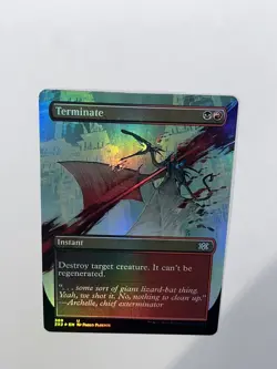 Terminate - Foil - Borderless Double Masters 2022 MTG Magic - Image 5