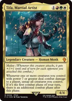 Tifa, Martial Artist Final Fantasy MTG NM - Image 1