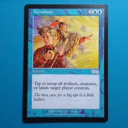 Turnabout Magic the Gathering MTG Urza's Saga Authentic PL Commander EDH - Image 1