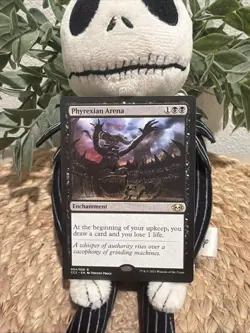 MTG Phyrexian Arena x1 from Commander Collection: Black Regular Rare Nm - Image 1