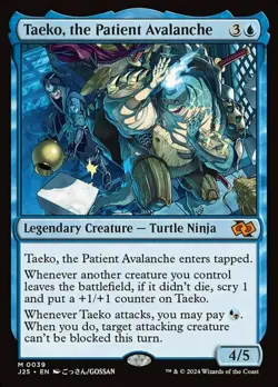 MTG Taeko, the Patient Avalanche, Foundations Jumpstart, Near Mint, English - Image 1