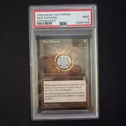 PSA 9 1998 MAGIC THE GATHERING MOX DIAMOND STRONGHOLD MTG - Image 1
