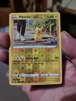 Pokemon Go Pikachu 027/078 Reverse Holo Common - Image 1