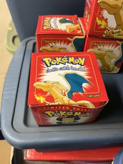 Charizard Pokemon 23K Gold Plated Trading Card 1999 Burger King Pokeball Red Box - Image 2