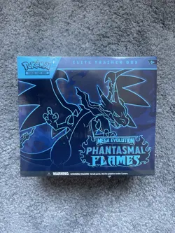 Pokemon TCG - Phantasmal Flames - Elite Trainer Box ETB - New TEAR ON SEAL - Image 1
