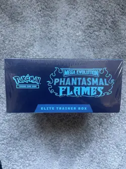 Pokemon TCG - Phantasmal Flames - Elite Trainer Box ETB - New TEAR ON SEAL - Image 5