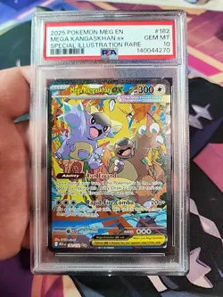2025 Pokemon Mega Evolution Base #182 SIR Mega Kangaskhan ex PSA 10 Gem Mint - Image 1