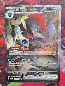 N's Zoroark ex - 185/159 - Pokemon Journey Together Special Illustration Rare - Image 1