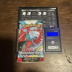 22.77g HEAVY - Pokemon TCG S&V - Paradox Rift - Booster Pack! Possible GOD - Image 1