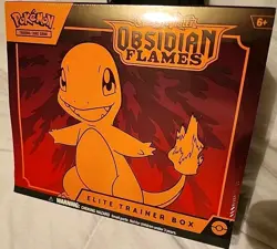 Pokemon: Scarlet & Violet 3: Obsidian Flames Elite Trainer Box - 9 Packs 820650853913 - Image 1