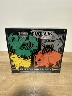 Pokemon TCG Sword and Shield Evolving Skies Elite Trainer Box ETB Factory Sealed - Image 1