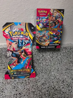 Pokemon Tcg Mega Evolution Booster Bundle Sealed 6 Packs Plus 1 - Image 2