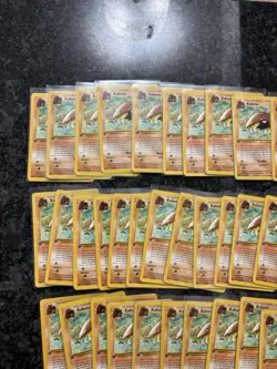 63x Lot of 1st Edition Kabuto ITALIAN Fossil Pokemon - Image 4