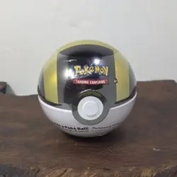 Pokemon TCG Ultra Ball J21 Poke Ball Tin Sealed 3 Booster Packs 2020 - Image 1