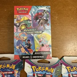 Pokemon Lot Sealed Journey Together Booster Bundle And Paldea Evolved Packs - Image 4