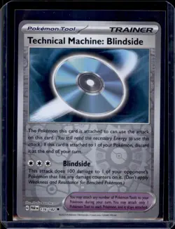 Technical Machine: Blindside Reverse Holo SV04: Paradox Rift 176 Pokemon TCG NM+ - Image 1