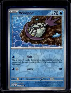 Wimpod 047/182 Reverse Holo SV04: Paradox Rift Pokemon TCG NM+ - Image 1