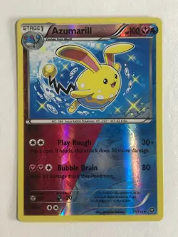 Pokemon TCG Steam Siege Reverse Holographic Azumarill 77/114 Near Mint - Image 1