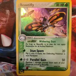 Pokemon TCG - Beautifly 2/109 - EX Ruby & Sapphire - Holo Rare LP - Image 1