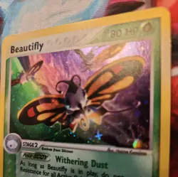 Pokemon TCG - Beautifly 2/109 - EX Ruby & Sapphire - Holo Rare LP - Image 2