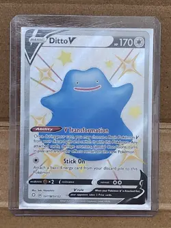 Ditto V SV118/SV122 Shining Fates: Shiny Vault Holo - Pokemon TCG - Image 1