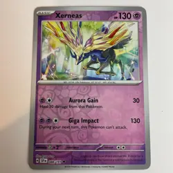 Xerneas 88/191 Surging Sparks Reverse Holo Uncommon Pokemon Light Play+ - Image 3