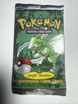 1999 Pokemon Jungle Booster Pack Scyther Sealed 21G - Image 3