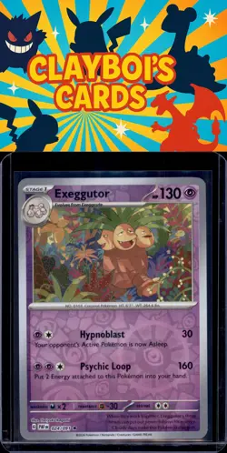 Exeggutor Reverse Holo SV: Paldean Fates Pokemon TCG 024/091 NM+ - Image 1