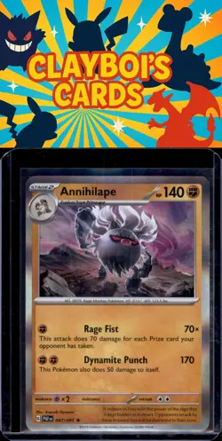 Annihilape Holo Rare SV: Paldean Fates Pokemon TCG 047/091 NM+ - Image 1