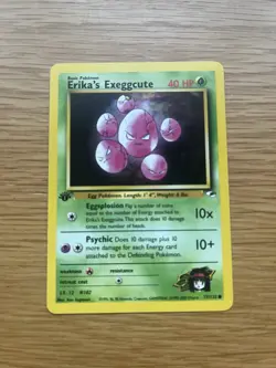 Pokemon Erika’s Exeggcute 77/132 Gym Heroes 1st Edition - LP - Image 1