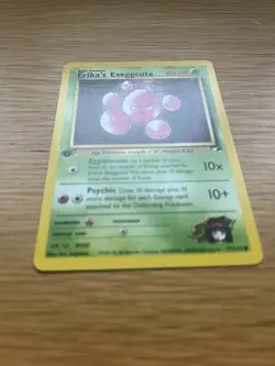 Pokemon Erika’s Exeggcute 77/132 Gym Heroes 1st Edition - LP - Image 2