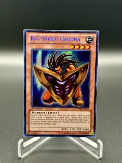 Yu-Gi-Oh! TCG Big Shield Gardna LCYW-EN032 Yugi's World 1st Edition Light Play - Image 1