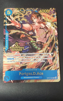 Portgas.D.Ace - OP07-053 (3rd Anniversary Winner) OP07-053 One Piece... - Image 1