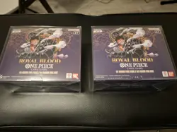 One Piece Royal Blood OP-10 Booster 2 Box lot English with containers - Image 1