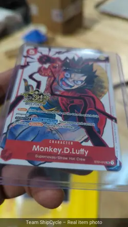 Op13 Pre Release Monkey D Luffy 3rd Anniversary Winner One Piece G2U - Image 5
