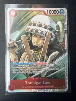 One Piece TCG English OP14-009 Trafalgar Law SR Foil - Image 1