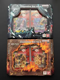 ONE PIECE Illustration Box Vol 5 & Vol 6 Lot - New SEALED PRB-02 OP-13 Lot 8 - Image 1
