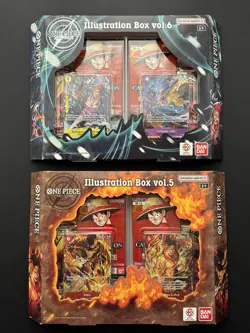 ONE PIECE Illustration Box Vol 5 & Vol 6 Lot - New SEALED PRB-02 OP-13 Lot 7 - Image 1