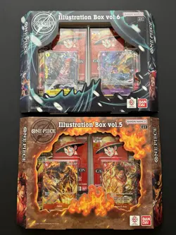 ONE PIECE Illustration Box Vol 5 & Vol 6 Lot - New SEALED PRB-02 OP-13 Lot 4 - Image 1