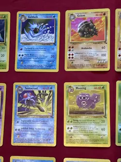 Fossil Set Pokemon Cards X32 Good-Excellent Condition Vintage (P17) - Image 4