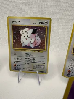 Vintage Japanese Pokemon Holo Lot of 5 Pokemon Cards-Clefairy W/Swirl Jpn Pokemo - Image 3