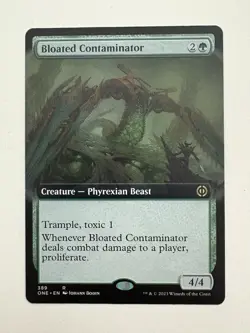 Bloated Contaminator Borderless MTG Magic the Gathering Card NM Near Mint ONE - Image 1