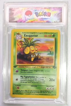 1st Edition Exeggutor Pokemon Jungle Card SLAB Vintage Collectible - Image 1