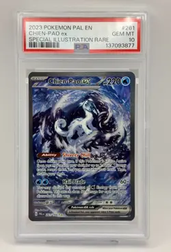 Chien-Pao ex 261/193 Sv02: Paldea Evolved Holo Pokemon Card PSA Gem Mint 10 - Image 1